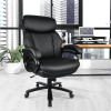 Office Desk Chair with High Quality PU Leather;  Adjustable Height/Tilt;  360-Degree Swivel;  400LBS; Black