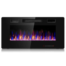 36 Inch Ultra Thin Wall Mounted Electric Fireplace