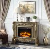 ACME Dresden FIREPLACE Gold Patina Finish AC01308