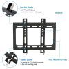 Fixed TV Wall Mount Bracket for 23"-42" LED/LCD/PLASMA Flat TV VESA 200x200mm