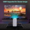 WiFi Mini Projector Portable 1080P Projector Phone Projector Home Movie Projector Compatible with IOS Android iPads U Disk