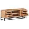 TV Stand 43.3"x11.8"x15.7" Solid Wood Acacia