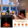 22.5 Inch Electric Fireplace Insert Freestanding and Recessed Heater