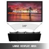 VEVOR Projector Screen Fixed Frame 155inch Projector Screen 16:9 4K HD Movie Screen Wall Mounted for Movie Theater Home