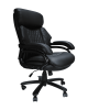 Office Desk Chair with High Quality PU Leather;  Adjustable Height/Tilt;  360-Degree Swivel;  400LBS; Black