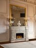 ACME Vanaheim FIREPLACE Antique White Finish AC01617