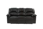 Motion Sofa 1pc Couch Living Room Furniture Brown Bonded Leather