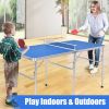 60 Inch Portable Tennis Ping Pong Folding Table with Accessories