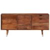 TV Stand 46.5"x11.8"x21.7" Solid Wood Acacia