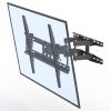 LEADZM TMDS-204 32"-70" 110Lbs VESA600*400 Full Motion TV Wall Mount Tilt Range 0-15° YF