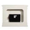 ACME Vanaheim FIREPLACE Antique White Finish AC01617