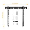 TV Wall Mount TV Wall Holder Bracket Support 32in to 65 in Flat TV Max Hole Distance 400 Plus 400mm Hold Up To 66.14lbs