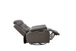 Liyasi Dual OKIN Motor Rocking and 240 Degree Swivel Single Sofa Seat recliner Chair Infinite Position ,Head rest with power function