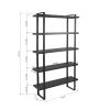 5-layer Metal Shelf-Bookshelf- 5-tire storage shelf -Bookcase