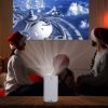 WiFi Mini Projector Portable 1080P Projector Phone Projector Home Movie Projector Compatible with IOS Android iPads U Disk