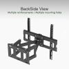 26-55 Inch Double Pendulum Large Base TV Stand TMDS-105 Bearing 40Kg/Vese400*400/Upper And Lower-10~ 10°