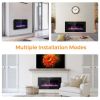 36 Inch Ultra Thin Wall Mounted Electric Fireplace