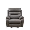 Liyasi Dual OKIN Motor Rocking and 240 Degree Swivel Single Sofa Seat recliner Chair Infinite Position ,Head rest with power function