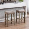 Backless Bar Stools, 2-Pcs Set