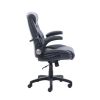 Air Lumbar Bonded Leather Manager Office Chair