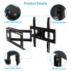 TV Wall Mount Swivel Tilt Full-Motion Articulating Wall Rack For 32in-55in TVs 99lbs Max Bearing