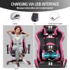 Massage Gaming Chair with Footrest