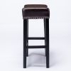 Backless Bar Stools, 2-Pcs Set