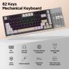 YUNZII YZ75 75% Hot Swappable Wireless Gaming Mechanical Keyboard, RGB Backlights, BT5.0/2.4G/USB-C, Dye Sub PBT Keycaps for Linux/Win/Mac