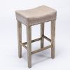 Backless Bar Stools, 2-Pcs Set