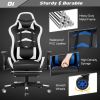 Massage Gaming Chair with Footrest