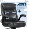 Air Lumbar Bonded Leather Manager Office Chair