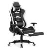 Massage Gaming Chair with Footrest