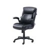 Air Lumbar Bonded Leather Manager Office Chair